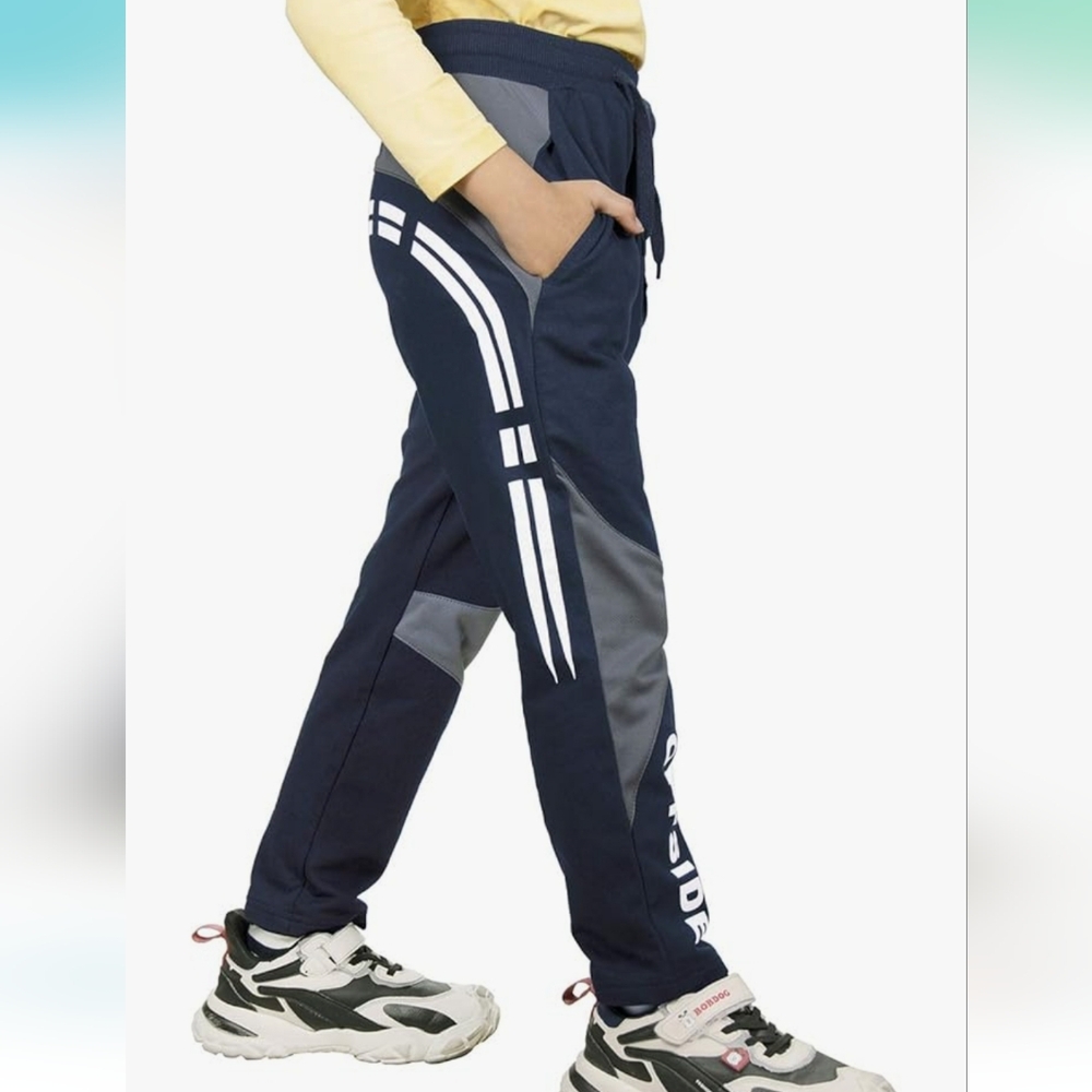 *Boy's Cotton Comfy Tapered Sweatpants Casual Daily Outdoor Jogging Running